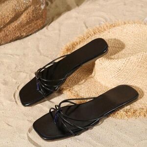Elegant Black Women's Sandals